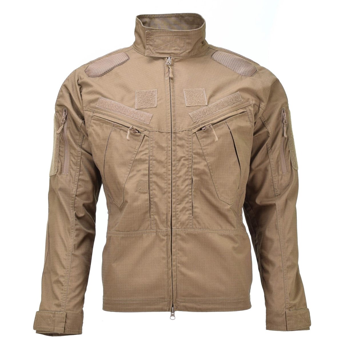 Mil-Tec Brand Militärstil Ripstop Dark Coyote Kampftruppenjacke Chimera
