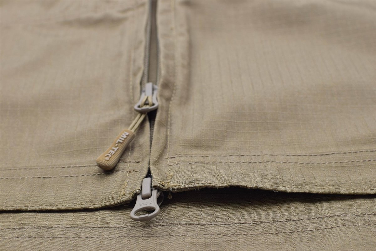 Mil-Tec Brand Militärstil Ripstop Dark Coyote Kampftruppenjacke Chimera