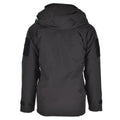 Parka der Marke Mil-Tec mit Winterfutter, warme, schwarze Jacke, wasserdicht, für Herren, Regenbekleidung