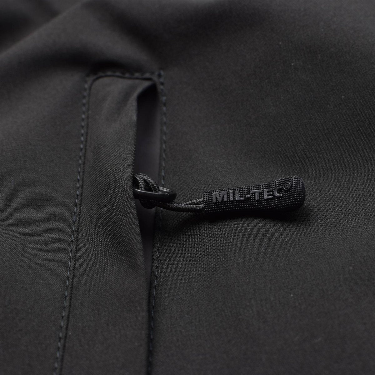 Parka der Marke Mil-Tec mit Winterfutter, warme, schwarze Jacke, wasserdicht, für Herren, Regenbekleidung