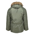 MIL-TEC Marke US Militärstil Fliegerparka N3B Kunstpelzkapuze oliv NEU