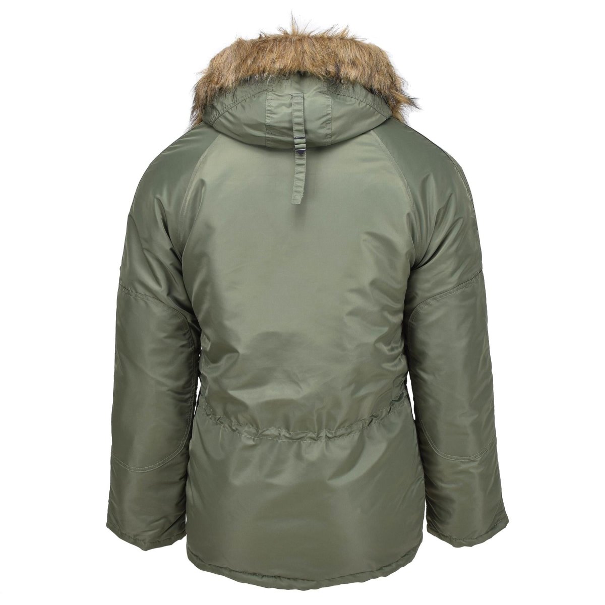 MIL-TEC Marke US Militärstil Fliegerparka N3B Kunstpelzkapuze oliv NEU