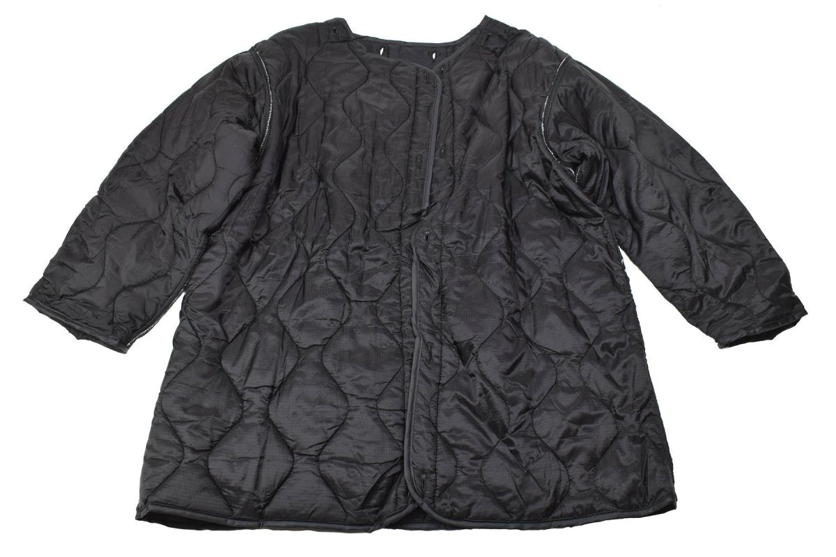 MIL-TEC Marke US Militär-Stil Parka M51 Außenmaterial mit Kapuze und Steppfutter schwarz NEU