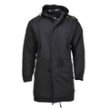 MIL-TEC Marke US Militär-Stil Parka M51 Außenmaterial mit Kapuze und Steppfutter schwarz NEU