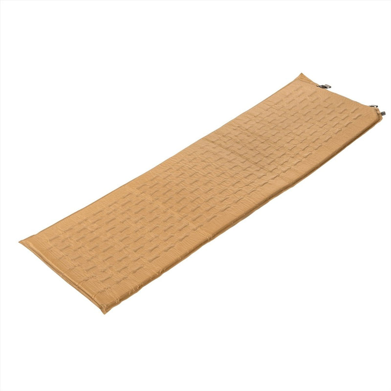 MIL-Tec Camping-Schlafplatte 186 cm Selbstblasbare Thermo-Waffelmatratze