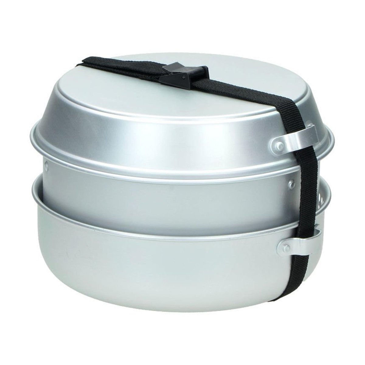 MIL-TEC Campingkocher-Set Outdoor Kochgeschirr Set Spiritusbrenner Aluminium Topf Pfanne