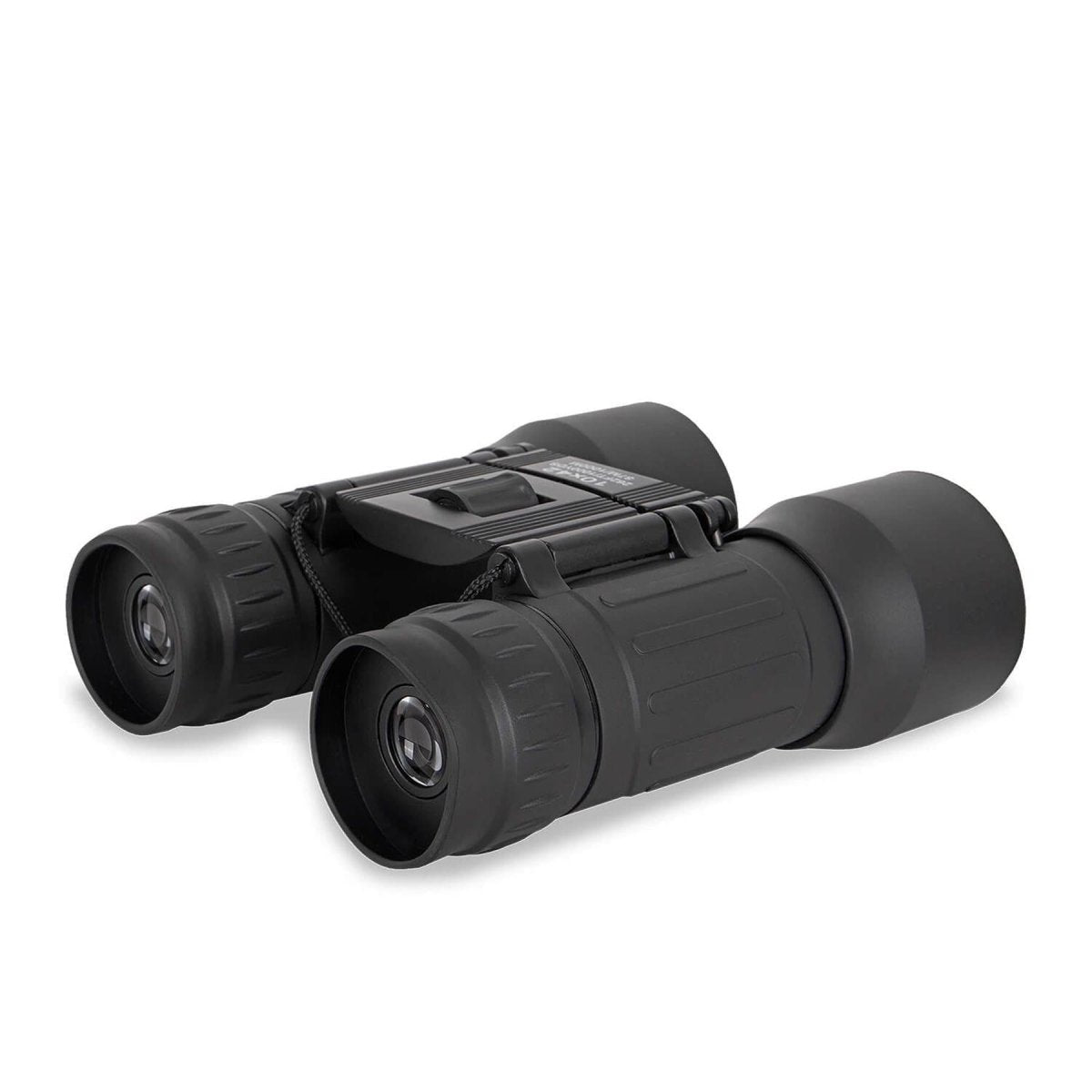 MIL-tec zusammenklappbares Fernglas 10x42 Diopter Feinabstimmung mit Beutel Schwarz