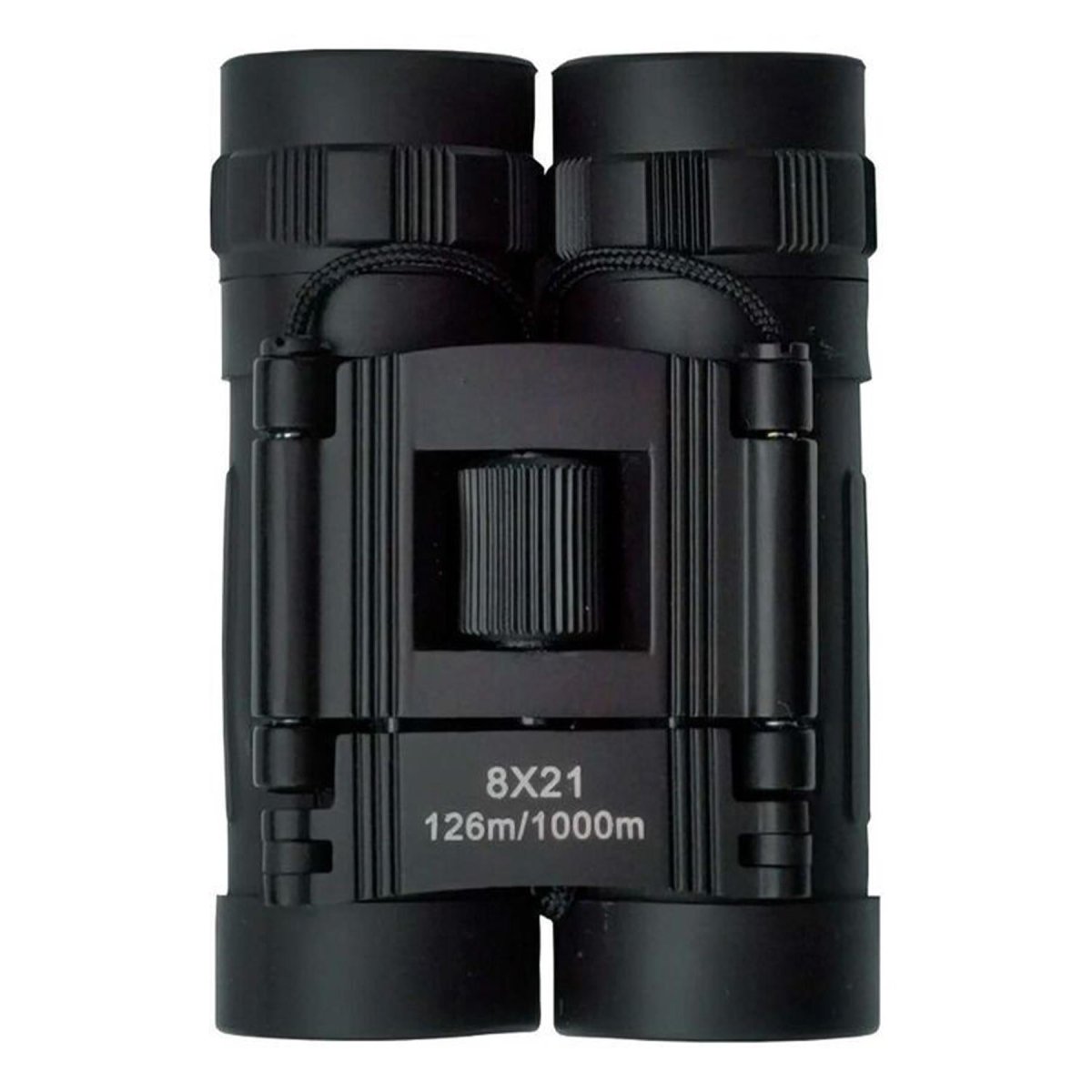 MIL-tec Collapsible-Fernglas 8x21 Gesichtsfeld 126m Nylonbeutel inklusive Schwarz enthalten