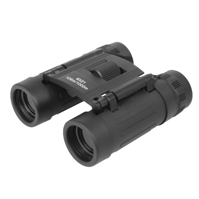 MIL-tec Collapsible-Fernglas 8x21 Gesichtsfeld 126m Nylonbeutel inklusive Schwarz enthalten