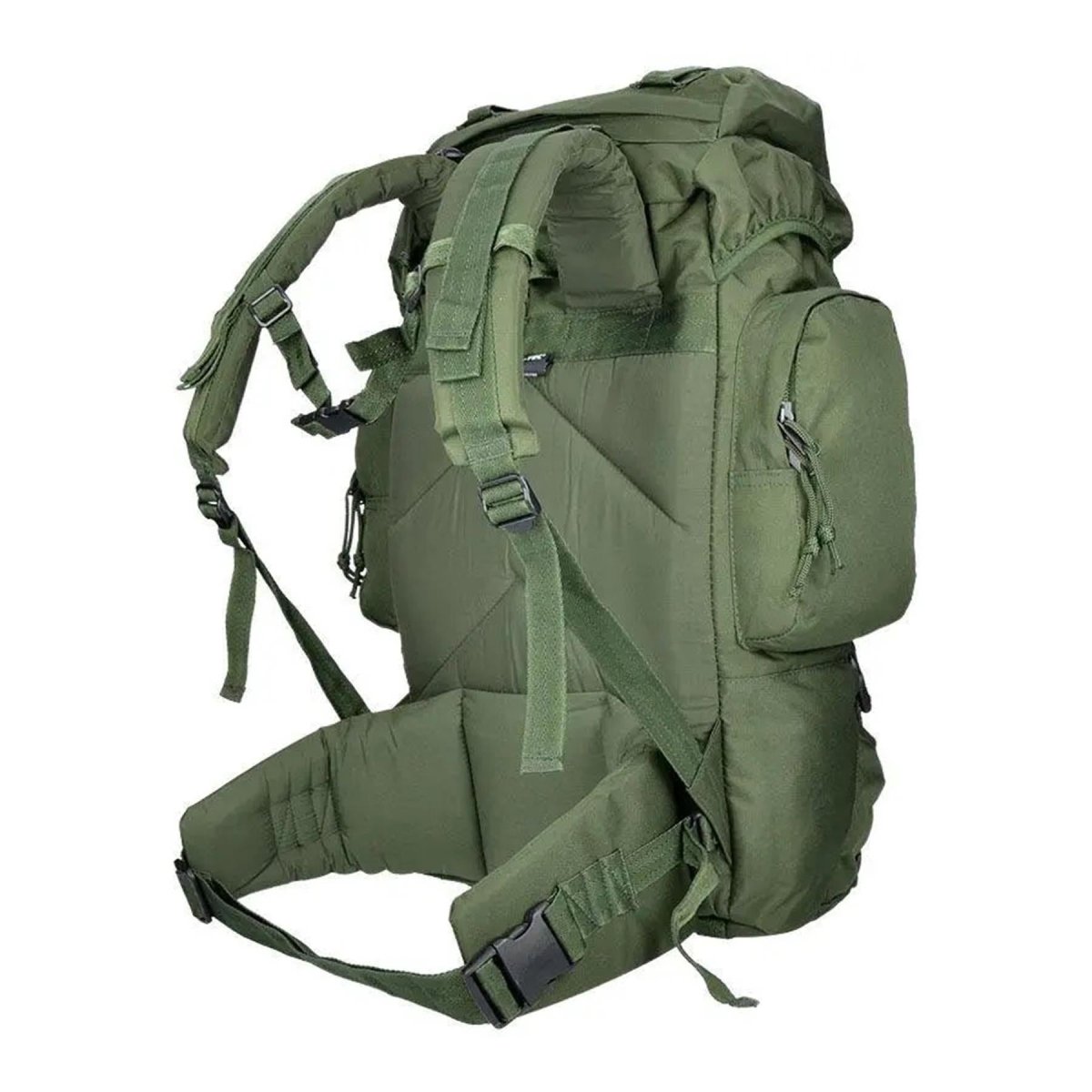 MIL-TEC COMMANDO Wanderrucksack 55 Liter wasserdichte Hülle grün großer Daypack
