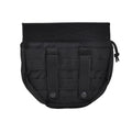 MIL-TEC Dropdown-Tasche klein taktische Mehrzwecktasche Frontpanel Molle Typ schwarz