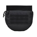 MIL-TEC Dropdown-Tasche klein taktische Mehrzwecktasche Frontpanel Molle Typ schwarz