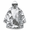 Mil-Tec Notfall-Überlebens-Poncho mit Kapuze, leichter Thermo-Regenschutz