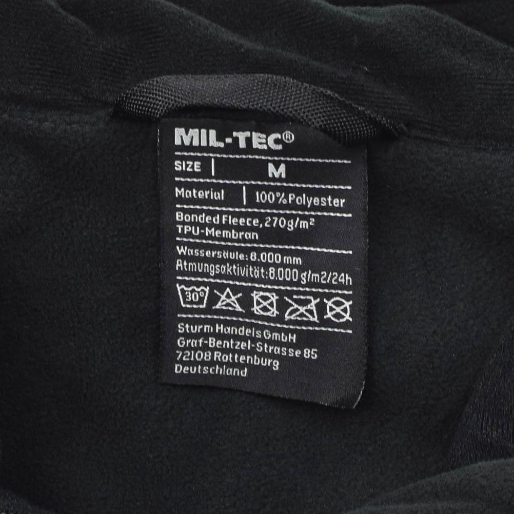 MIL-TEC Fleecejacke für kaltes Wetter, Thermo-Wander- und Aktivbekleidung, wasserabweisend