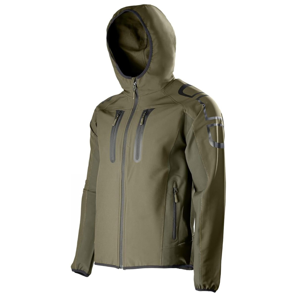 MIL-TEC Flex-Tech Wasserabweisende Jacke Leichte Stretch-Softshell mit Kapuze