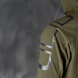 MIL-TEC Flex-Tech Wasserabweisende Jacke Leichte Stretch-Softshell mit Kapuze