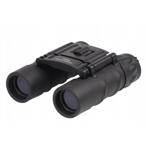 MIL-tec Gen II Collapsible Fernglas 10x25 Diopter Feinsteuerbeutel Schwarz