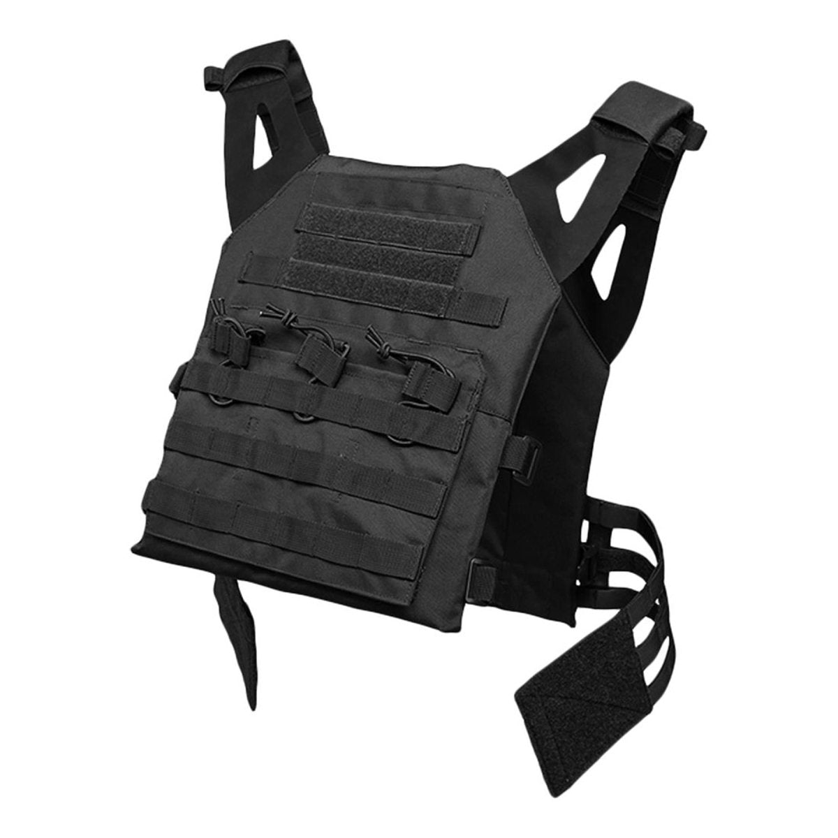 MIL-TEC GEN II Militärische Plattenträgerweste, taktische Kampfweste, modulare Weste, Schwarz