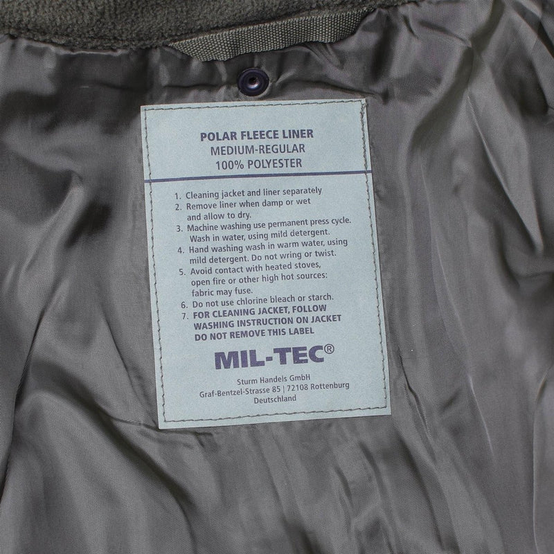 Mil-Tec Bundeswehr Parka mit GoreTex Futter, Camouflage, Flecktarn, wasserdichte Herrenjacke
