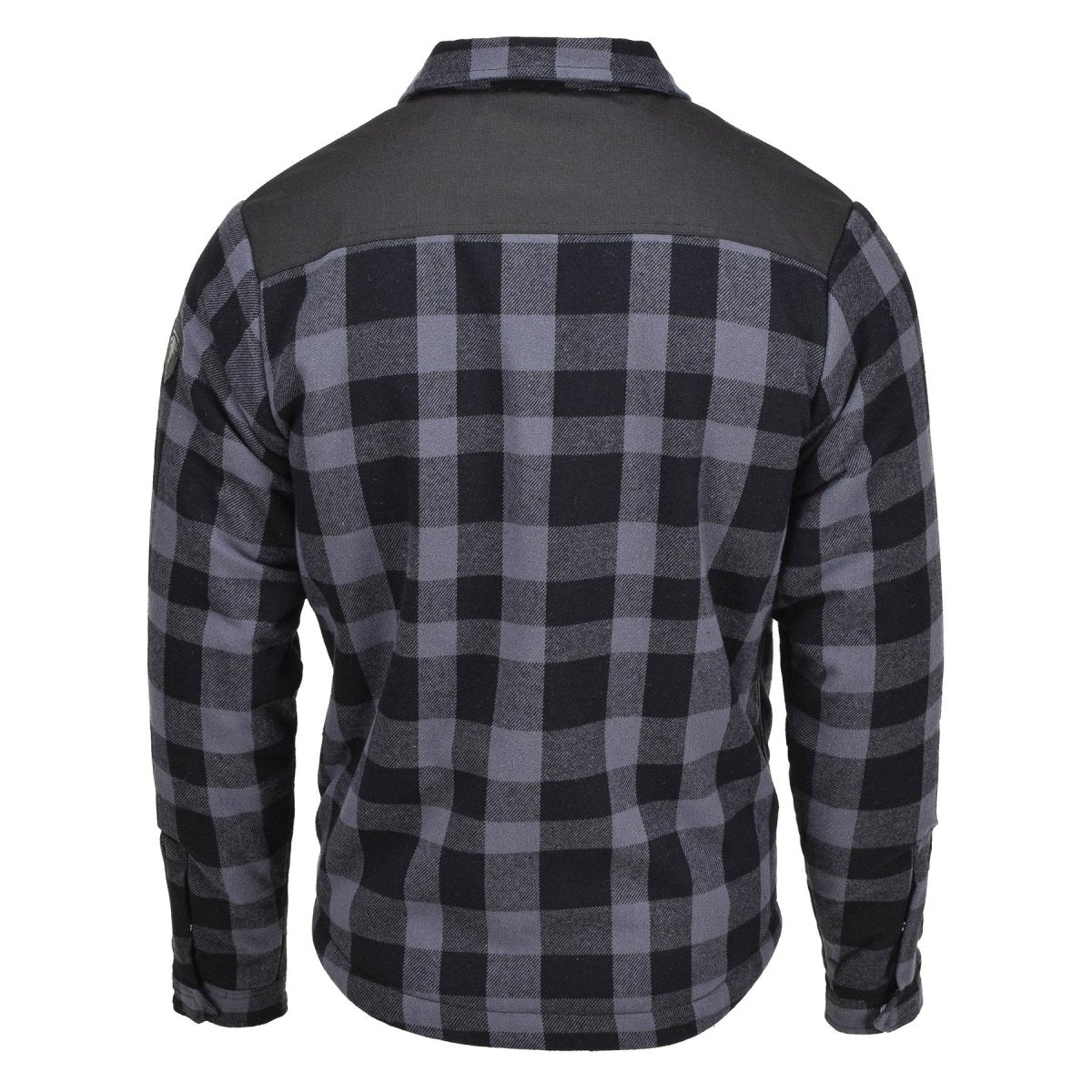 MIL-TEC Bundeswehr Holzfällerjacke kariert warm schwarz grau NEU