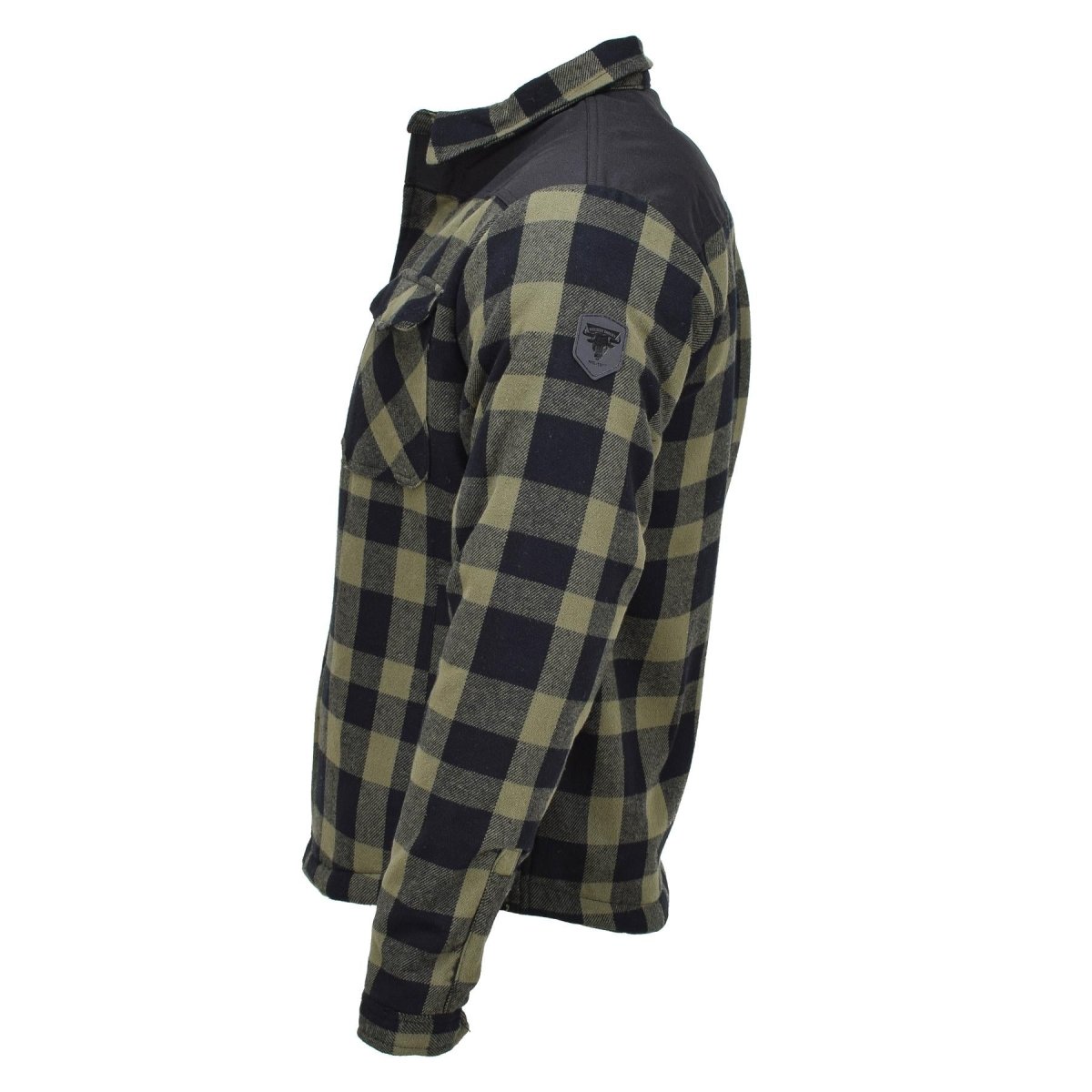 MIL-TEC Bundeswehr Holzfällerjacke kariert warm schwarz oliv NEU