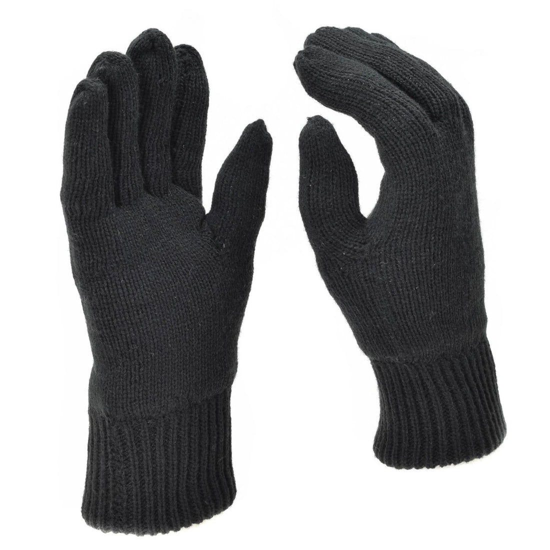 Mil-Tec Handschuhe Herren Warmes Strickfutter THINSULATE™ Schwarz Taktische Winterausrüstung