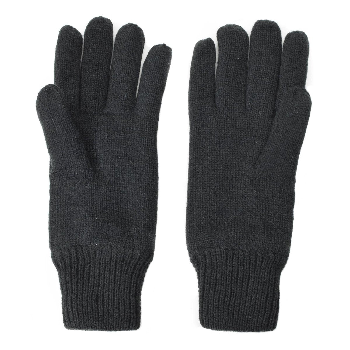 Mil-Tec Handschuhe Herren Warmes Strickfutter THINSULATE™ Schwarz Taktische Winterausrüstung