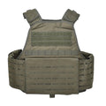 MIL-TEC LASER CUT modularer Plattenträger taktische Kampfweste Molle Oliv