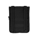 Black MIL-TEC large tactical belt pouch with MOLLE straps for attaching to military and outdoor gear.