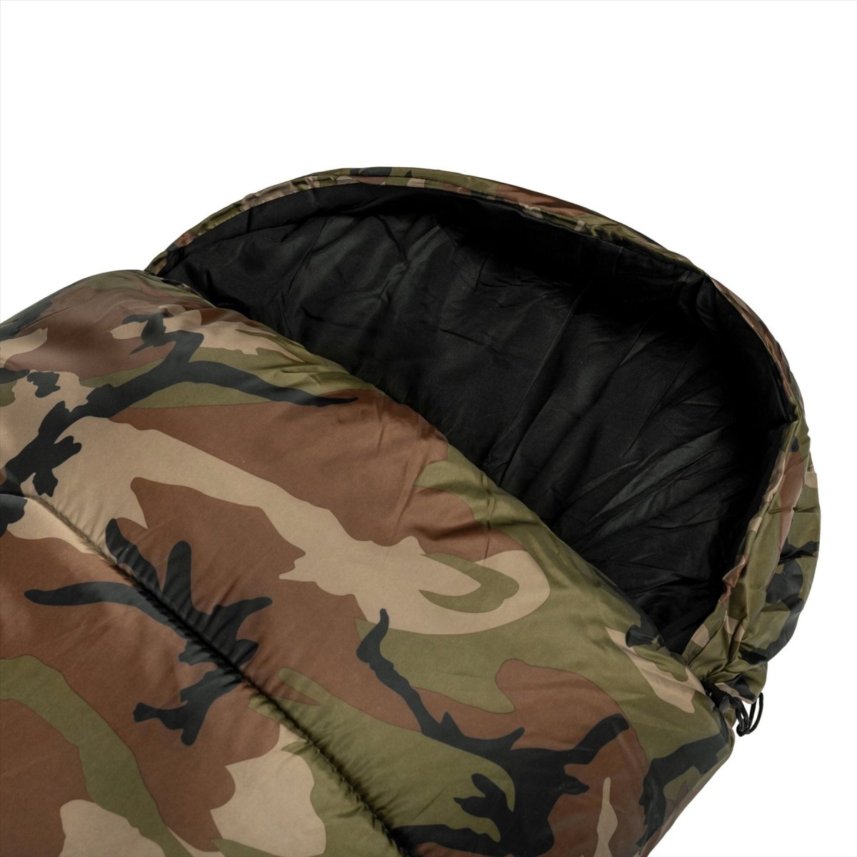 MIL-tec Mumie-Schlafsack 225 cm Hohlfaser 2 Schichten Transportbeutel
