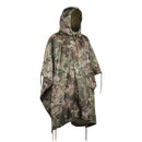 MIL - TEC Poncho camouflage PVC coated waterproof hooded ripstop lightweight tent - GoMilitar