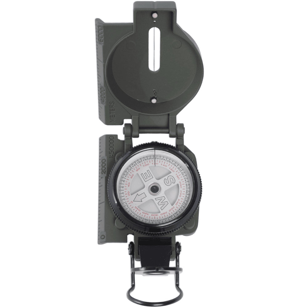 Mil-Tec Ranger Metallkompass Wandern Camping Outdoor Navigationsgerät OD Grün