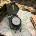 Mil-Tec Ranger Metallkompass Wandern Camping Outdoor Navigationsgerät OD Grün