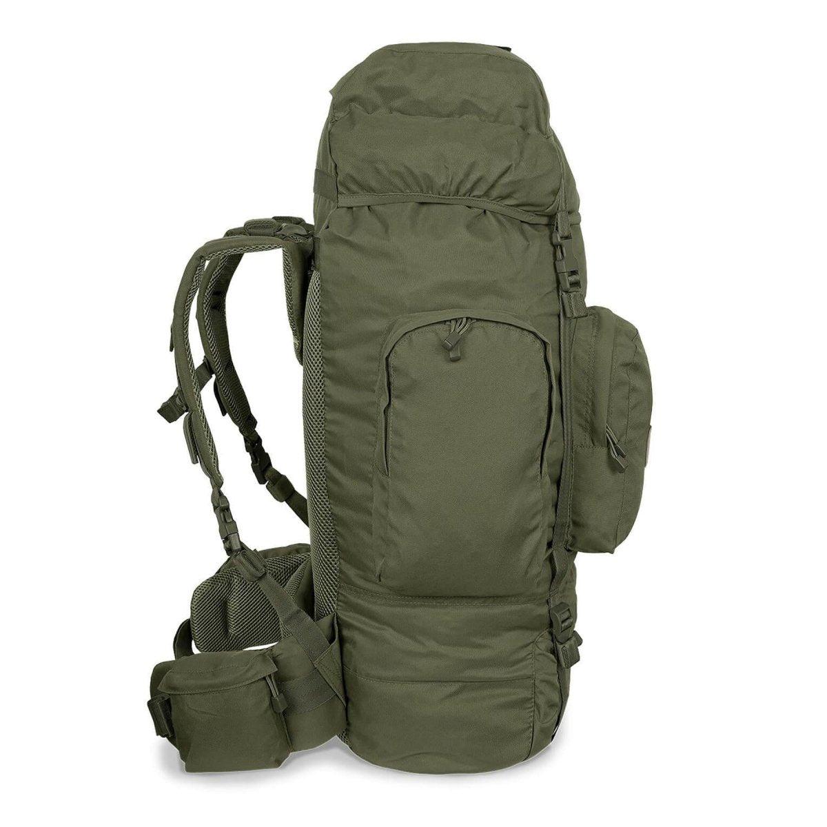 MIL-TEC RECOM Wanderrucksack Taktikrucksack Trekking Daypack Oliv 88L Groß