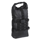 Black MIL-TEC SEALS waterproof roll-top tactical backpack with 35L capacity and MOLLE webbing straps for outdoor use.