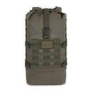 Olive green MIL-TEC SEALS 35L waterproof tactical roll-up dry bag backpack with secure buckle closure