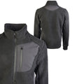 Mil-Tec Sherpa Fleece Jacke Bearforce Warm Teddy Fleece Outdoor Schwarz
