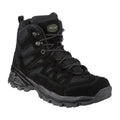 MIL-TEC SQUAD Stiefel halbhoch runde Sohle Camping Outdoor schwarzes Wildleder Schuhwerk
