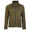 Mil-Tec Structure Fleecejacke Warme taktische Outdoor-Reißverschlusstaschen Oliv
