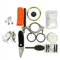 MIL-tec Survival Kit wasserdichtes Kasten Notfallfischerei Feuerstarterwerkzeuge