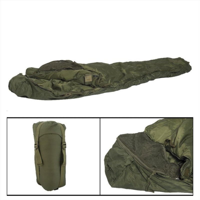 Mil-tec taktische 3 Schlafsack Teflon-beschichtete Thermolitisisolierung Olive
