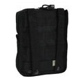 MIL-TEC taktische Gürteltasche Molle Befestigung Reißverschluss Utility Bag schwarz