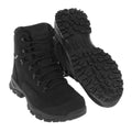 MIL-TEC Taktische Stiefel, atmungsaktiv, Advanta-Material, wasserdicht, für den Außenbereich, Schwarz