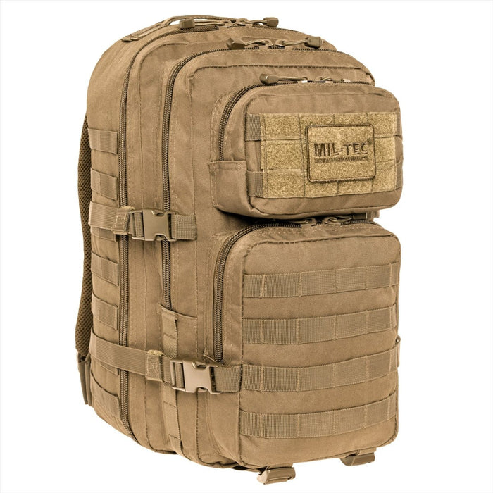 MIL-TEC US Assault Taktischer Rucksack 36L Ergonomisch geformte, gepolsterte Schultern – GoMilitar