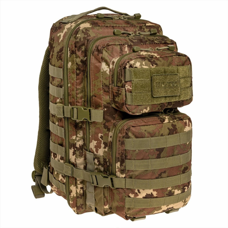 Mil-Tec US Assault Tactical Backpack 36L Ergonomische geformte gepolsterte Schultern