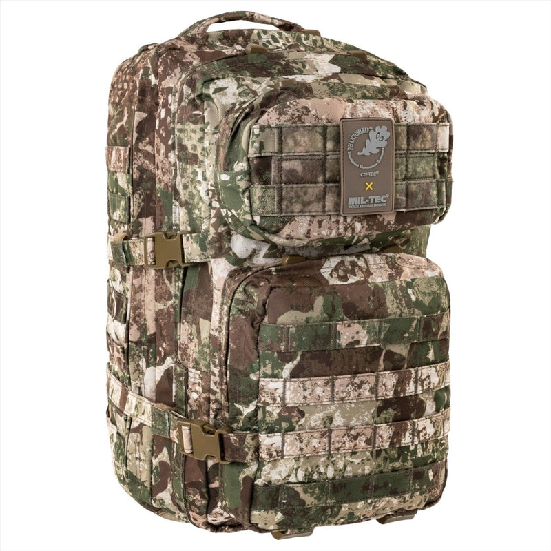 Mil-Tec US Assault Tactical Backpack 36L Ergonomische geformte gepolsterte Schultern