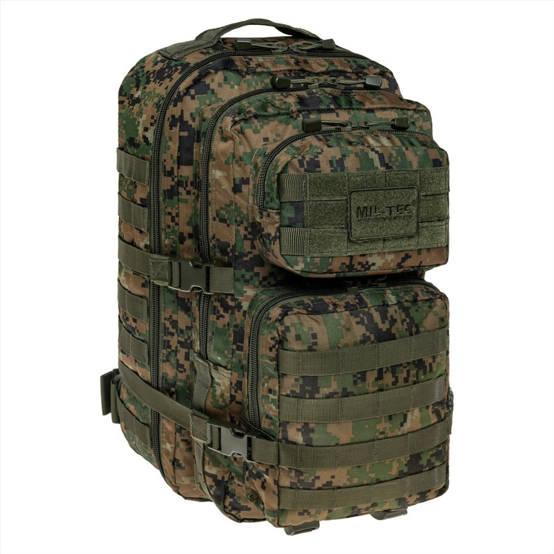 Mil-Tec US Assault Tactical Backpack 36L Ergonomische geformte gepolsterte Schultern