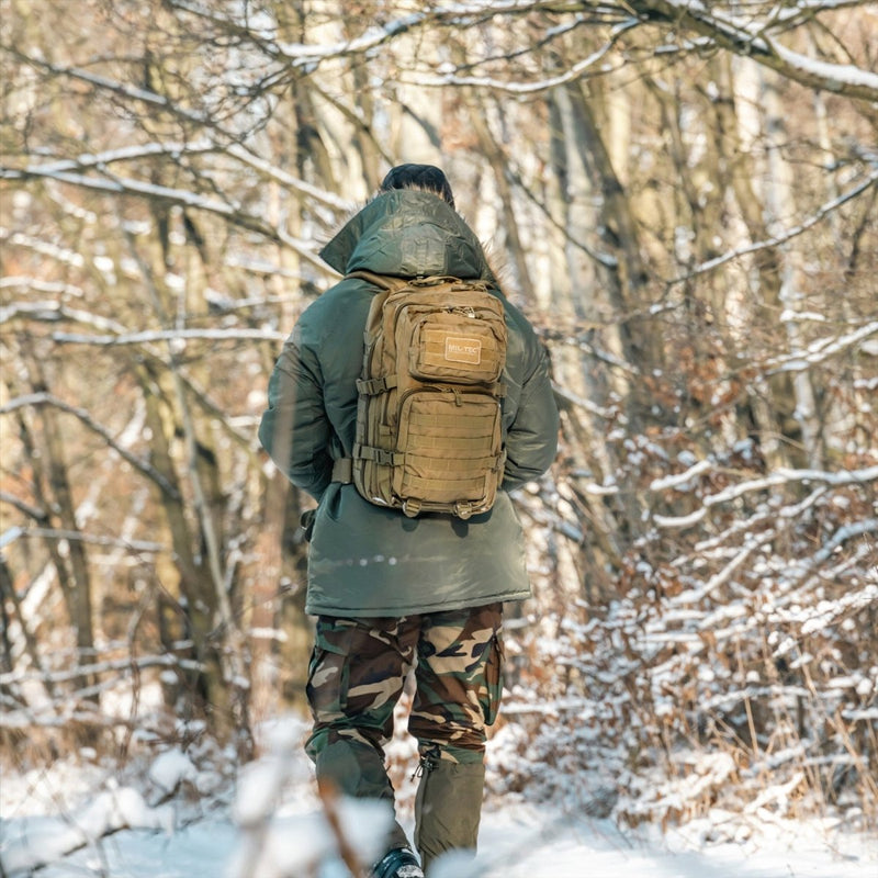 Mil-Tec US Assault Tactical Backpack 36L Ergonomische geformte gepolsterte Schultern