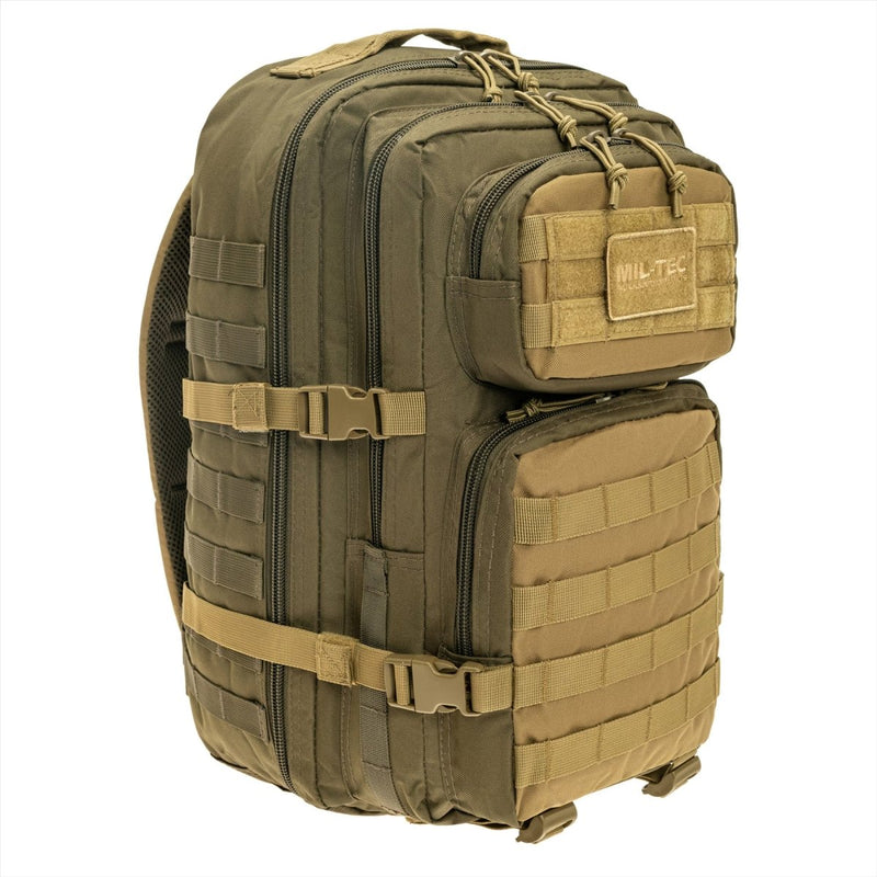Mil-Tec US Assault Tactical Backpack 36L Ergonomische geformte gepolsterte Schultern