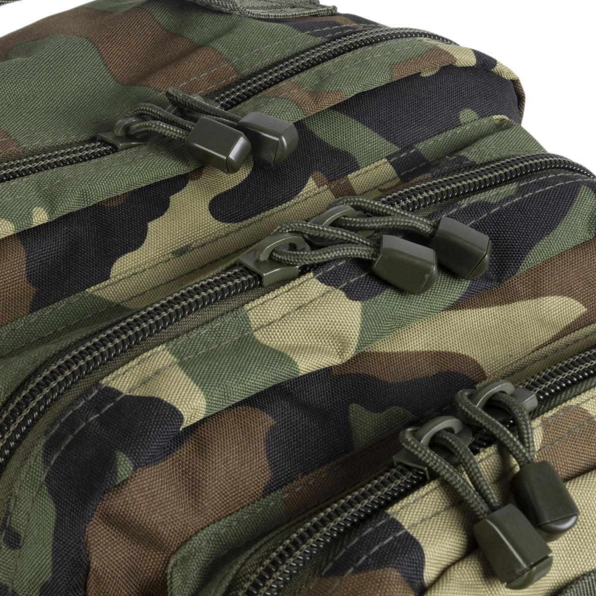 MIL-TEC US Assault Trekkingrucksack 36L Rucksack Woodland Camo Wandertagesrucksack